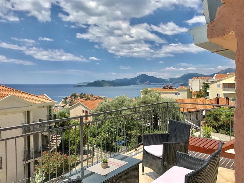 Apartments Kentera Lux Sveti Stefan Exteriör bild
